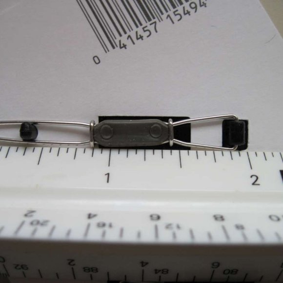 2 Goody Stay Put Slide Proof Hold Secure Fit Back Weave Hair Barrette Clip Black - Picture 7 of 8